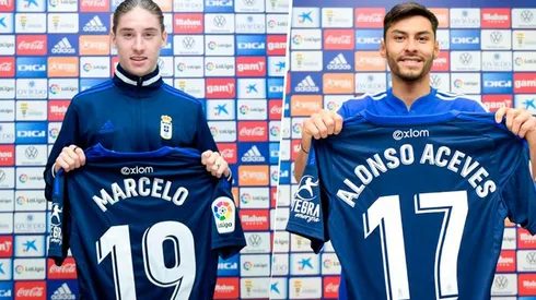 Marcelo Flores y Alonso Aceves recibieron un regalazo tras su debut en Real Oviedo