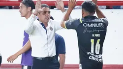 Miguel Ponce festeja su gol en el Clausura 2022.