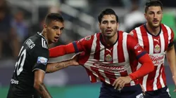 Antonio Briseño contra Marco da Graca, autor del primer gol de Juventus
