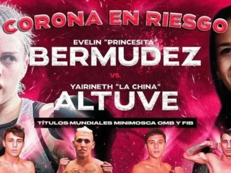 HOY: Evelin Bermúdez vs. Yairineth Altuve | Cómo mirar EN VIVO la pelea de boxeo por los títulos minimosca femenino FIB y OMB