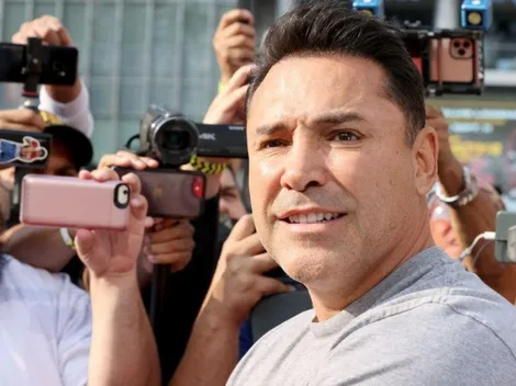 Tras el tiro de Floyd Mayweather, Óscar de la Hoya le respondió y defendió a Ryan Garcia
