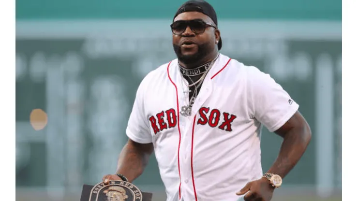 Big Papi en un partido entre Boston y Detroit en junio de 2022.