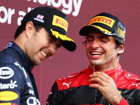 Carlos Sainz imitó a la perfección el acento de Checo