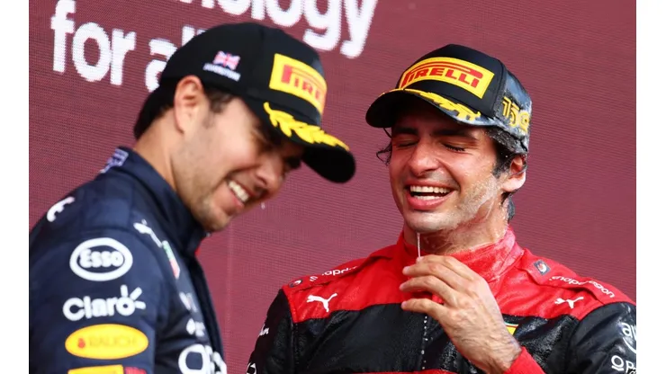 Carlos Sainz imitó a la perfección el acento de Checo