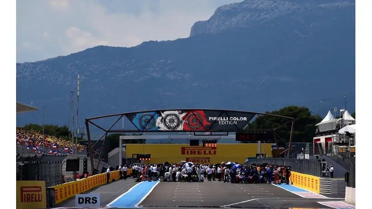 La recta principal del Circuito Paul Ricard, a la espera de un nuevo fin de semana de Fórmula 1.