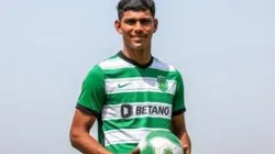 Primeras imágenes de Jesús Alcantar como jugador del Sporting Lisboa.