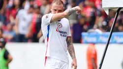 Carlos Rotondi dejó a la Máquina con uno menos en la derrota ante Atlas.