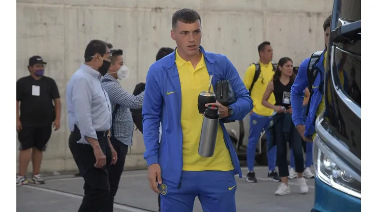 Federico Viñas previo a un partido del torneo Apertura 2022.