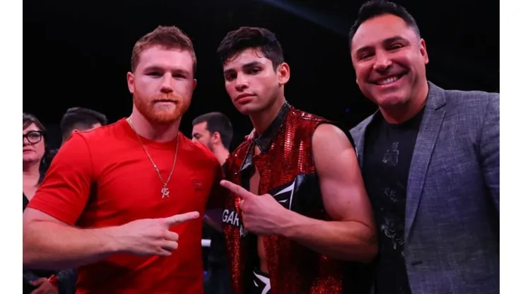 Canelo, Ryan García y De la Hoya.