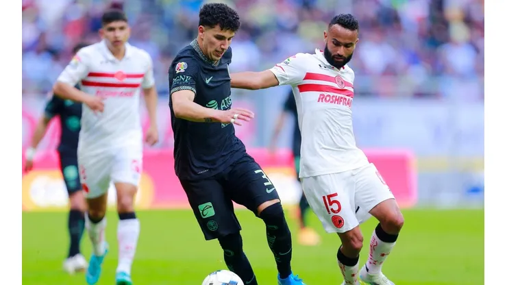 América contra Toluca en el torneo Clausura 2022.
