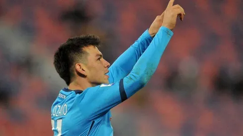 Chucky Lozano se reportó con el Napoli.