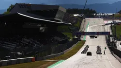 La recta principal del Red Bull Ring, sede del Gran Premio de Austria.
