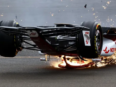 Así quedó Zhou Guanyu tras el tremendo accidente en Silverstone | FOTO