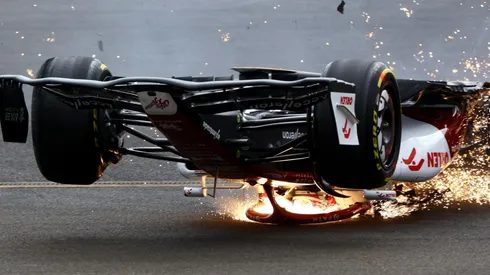 Así quedó Zhou Guanyu tras el tremendo accidente en Silverstone | FOTO