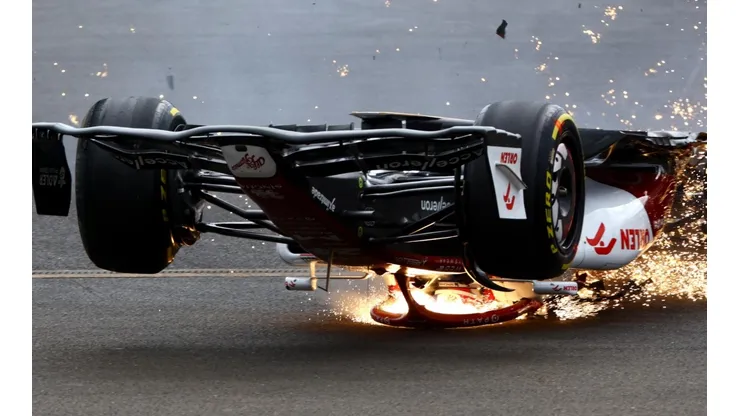 Así quedó Zhou Guanyu tras el tremendo accidente en Silverstone | FOTO