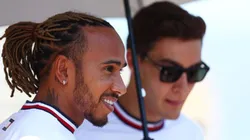 Hamilton comentó que se siente contento.