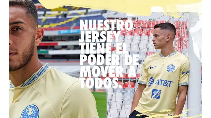 El América presentó su nuevo uniforme para la temporada 2022-2023