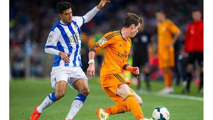 Carlos Vela con Real Sociedad y Gareth Bale con Real Madrid en la temporada 2013-14.