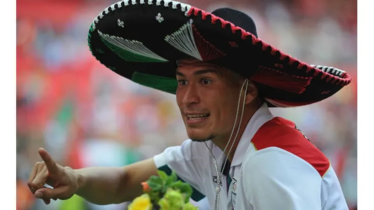 Jorge el Chatón Enríquez en la premiación de Londres 2012.