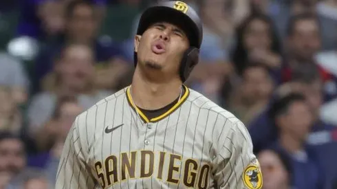 Manny Machado en un partido de la temporada 2022.