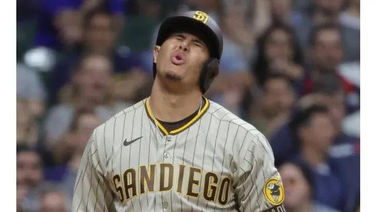 Manny Machado en un partido de la temporada 2022.