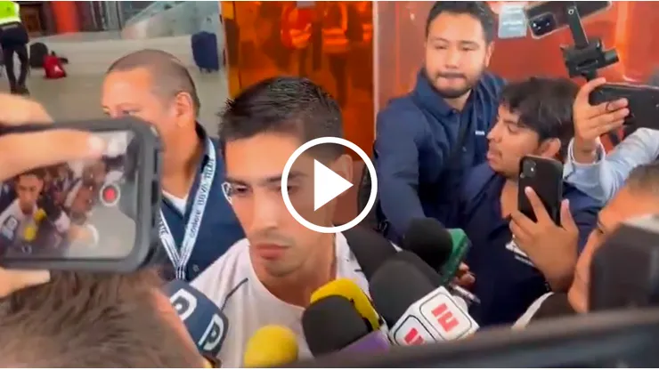 El futbolista albiazul le brindó su apoyo al entrenador argentino.