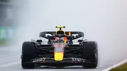 Checo Pérez chocó y saldrá 13º mañana al medio día.