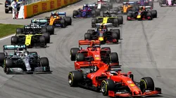 Así fue la largada en 2019 del Gran Premio de Canadá, el último disputado.