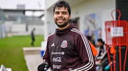 Néstor Araujo con la Selección mexicana en 2020