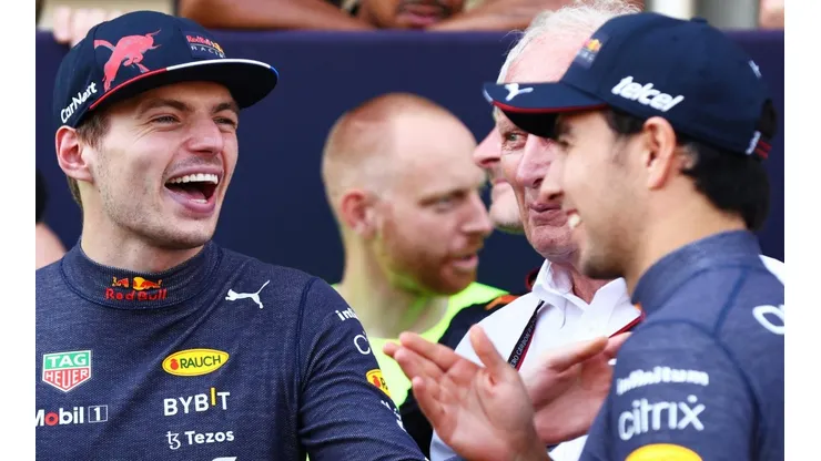 Max Verstappen y Checo Pérez dominan el campeonato mundial.