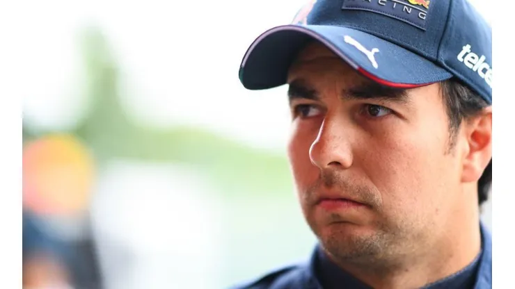 Sergio Pérez y el insólito puesto que recibió tras el GP de Baku.