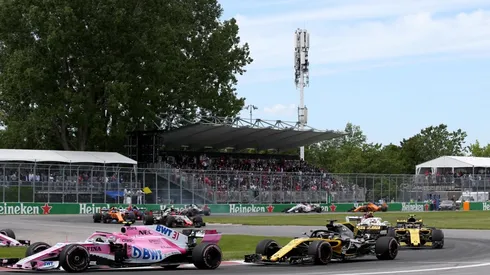 Toma del último Gran Premio de Canadá, en 2019, cuando Sergio Pérez estaba a bordo del Racing Point.