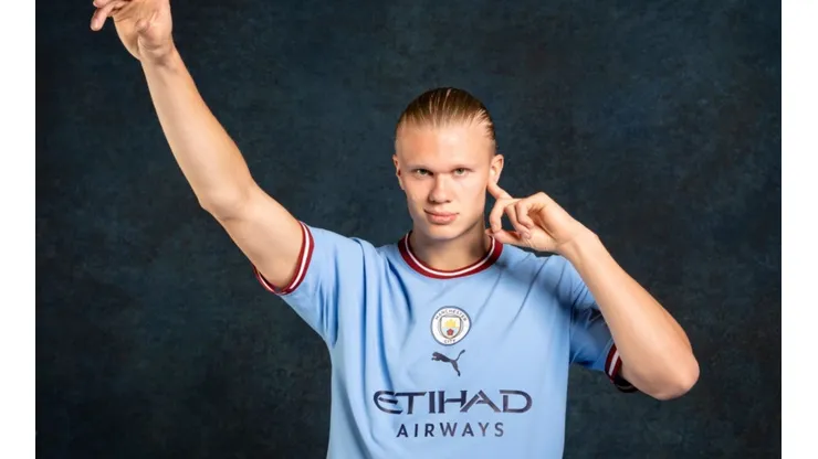 Haaland ya fue anunciado como nuevo jugador del Manchester City.