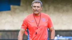Diego Aguirre en el cierre de la pretemporada de Cruz Azul.