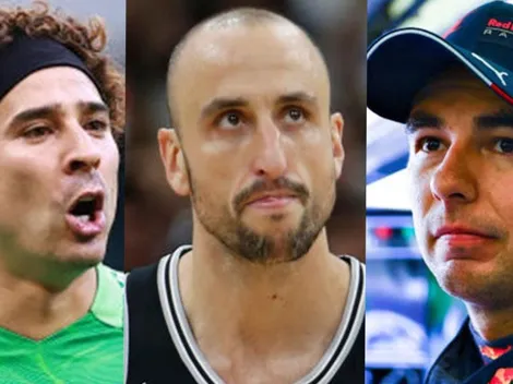 ¿Qué tienen en común Checo Pérez, Guillermo Ochoa y Manu Ginóbili?