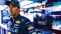 Sergio Pérez en el día de prácticas libres del Gran Premio de Azerbaiyán.