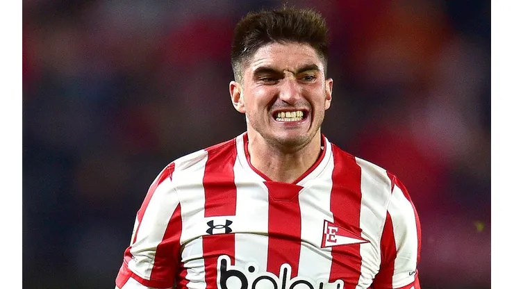 Gustavo del Prete anotó 12 goles en 36 partidos de liga con Estudiantes.
