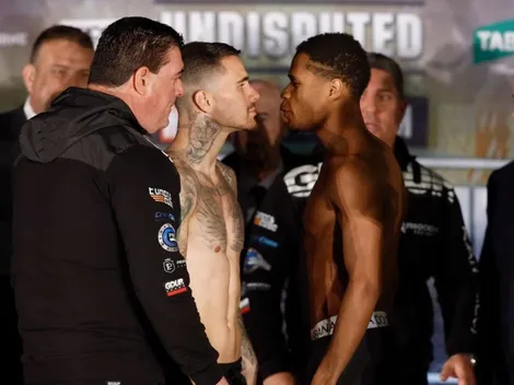 George Kambosos y Devin Haney realizaron un insólito ringwalk en Australia