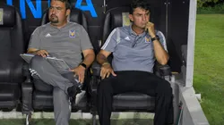 Roberto Medina y su auxiliar Adolfo Cadena.