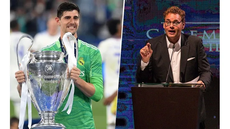 Courtois trolleó a Faitelson por un tuit antimadridista