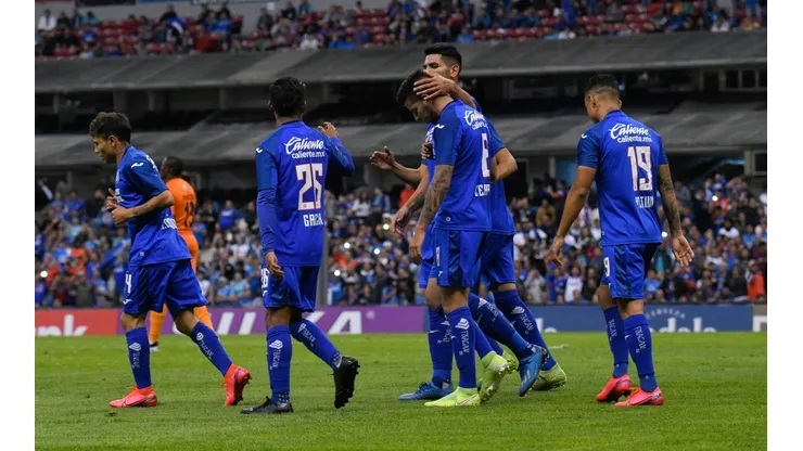 Ceppelini durante su etapa en Cruz Azul.