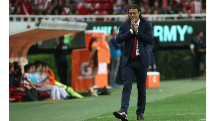 GUADALAJARA, MEXICO - OCTUBRE 23: Matias Almeyda, Director Tecnico del Chivas en lamento durante el juego de la jornada 14 del torneo Apertura 2016 de la Liga Bancomer MX en el estadio Chivas el 23 de octubre de 2016 en Guadalajara, Mexico. (Foto: Alfredo Moya/JAM MEDIA)