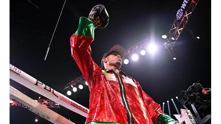 La indirecta de David Benavídez a Canelo Álvarez tras noquear a Lemieux