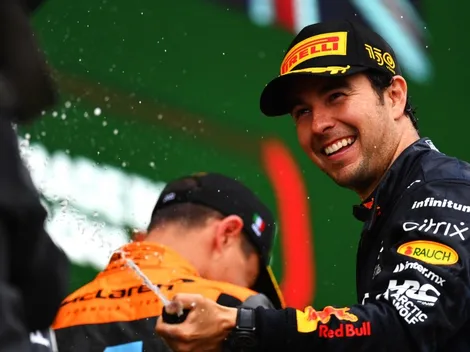 Checo Pérez le juega broma a compañero de Red Bull