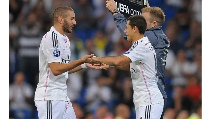 Real Madrid 2014-2015 Chicharito Hernández Karim Benzema