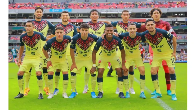 El América que eliminó al Puebla en el estadio Clausura 2022.