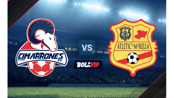 Cimarrones de Sonora vs. Atlético Morelia por la Liga de Expansión MX.