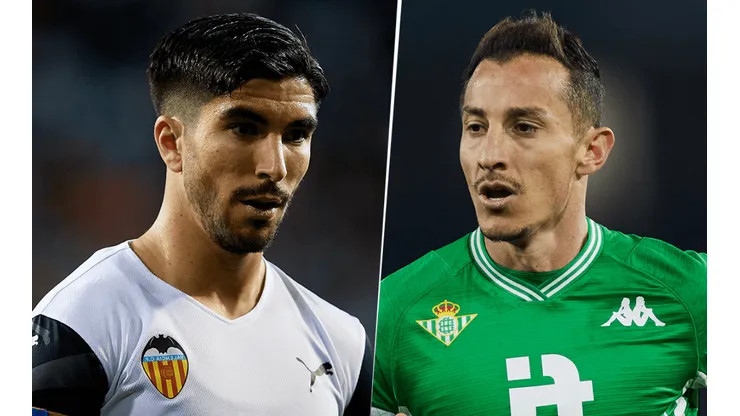 Valencia vs. Betis por La Liga (Fotos: Getty).
