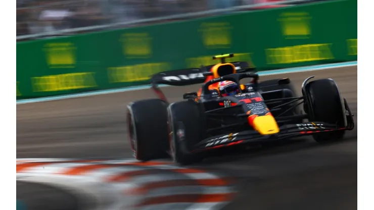 Checo Pérez durante el Gran Premio de Miami
