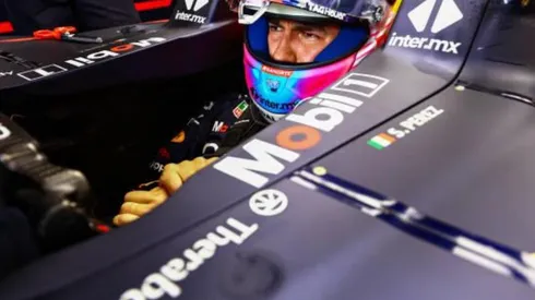 Sergio Pérez en los ensayos libres del Gran Premio de Miami.